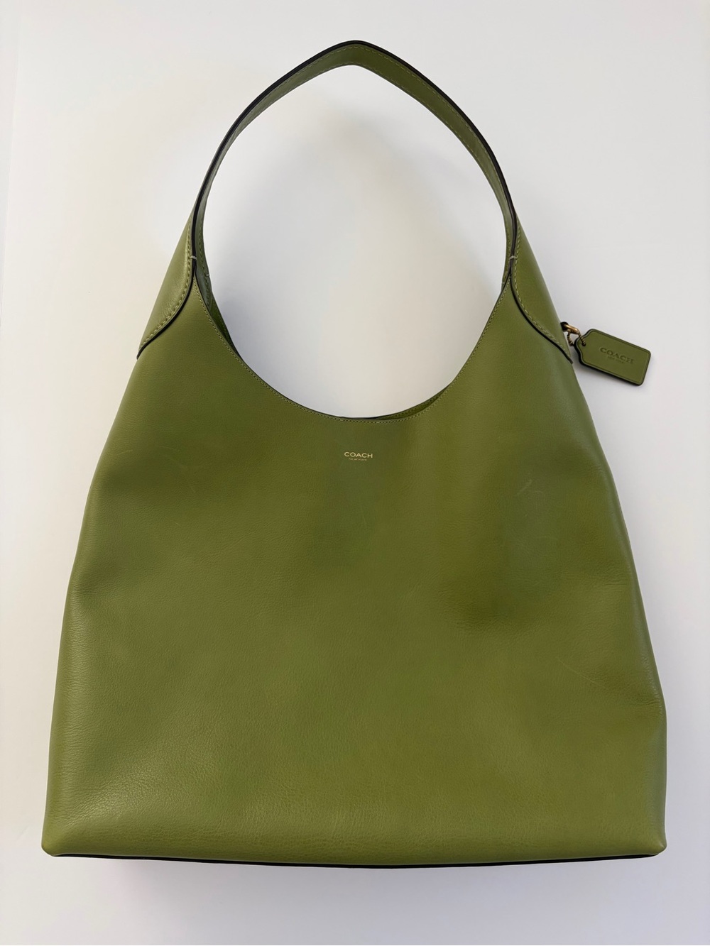 Coach Brooklyn 39 in Dark Lime